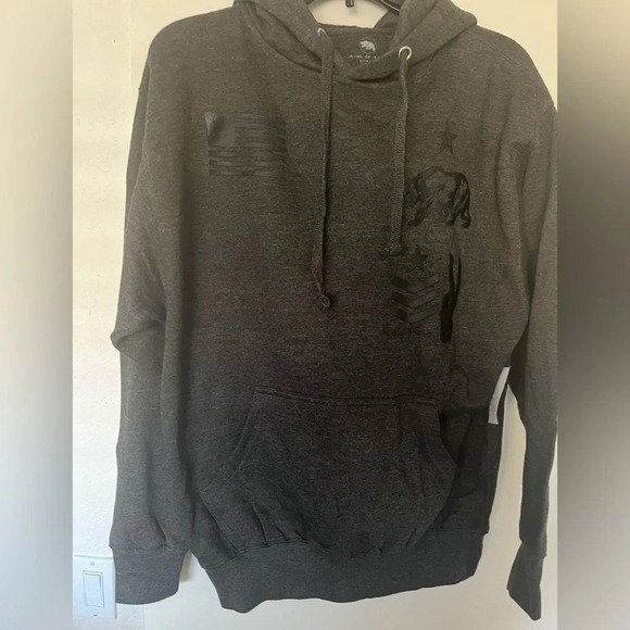 Ring of Fire Clothing Co West Coast Patches hoodie, size Medium - Picture 1 of 8